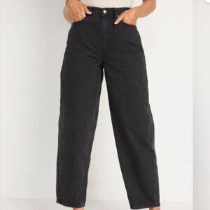 Extra High-Waisted Balloon Ankle Jeans